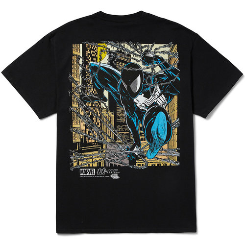 HUF x Spiderman Hangin' Out S/S T-Shirt Black