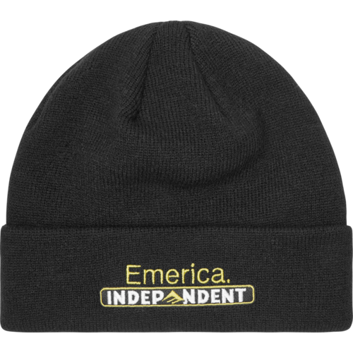 Emerica x Indy Bar Beanie Black