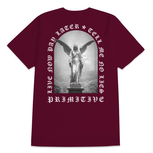 Primitive Protector Tee Burgundy