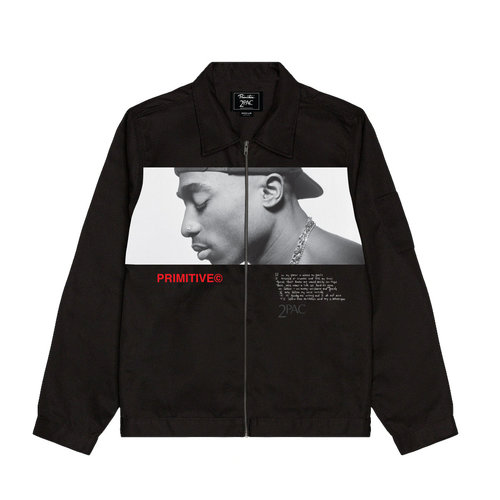 Primitive X Tupac No Changes Jacket Black