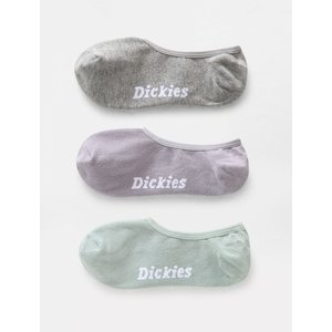 Dickies Invisible Sock 3Pack Green/Purple/Grey