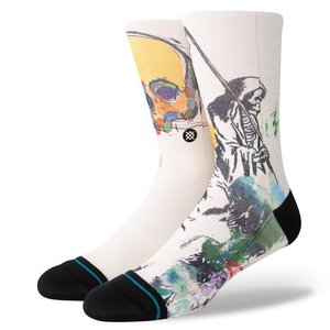 Stance Sickle Crew Sock Vintage White