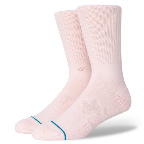 Stance Icon Crew Sock Pink