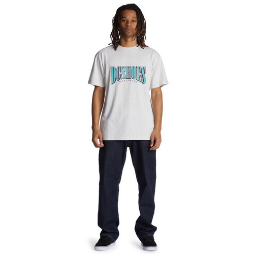 DC Shoes Tall Stack S/S T-Shirt Snow Heather