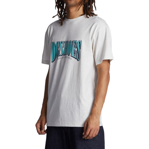 DC Shoes Tall Stack S/S T-Shirt Snow Heather