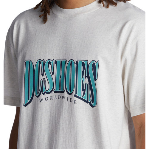 DC Shoes Tall Stack S/S T-Shirt Snow Heather