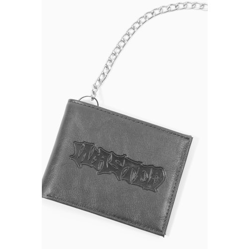 Wasted Paris Chain Wallet Method Black Leather