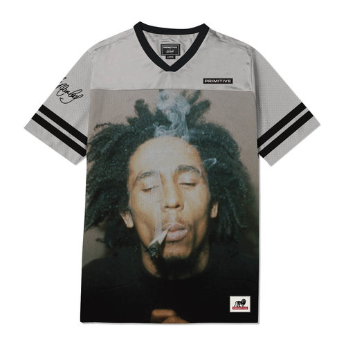 Primitive X Bob Marley Kaya Mesh Jersey Khaki