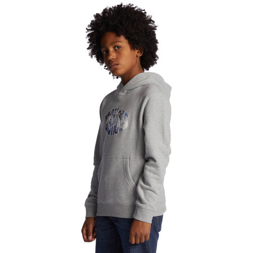DC Shoes Wes Boys Hoodie Heather Grey