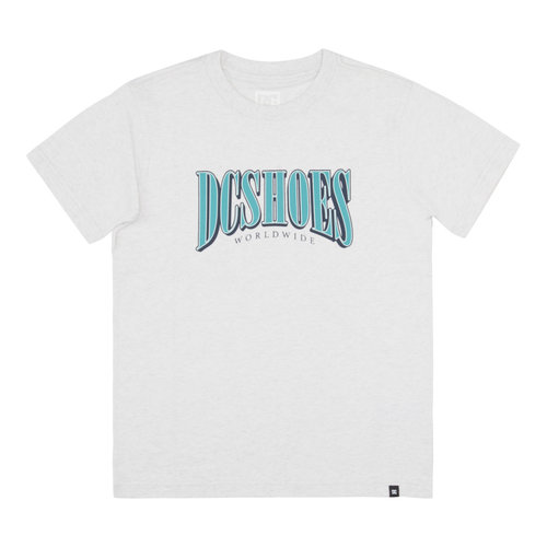 DC Shoes Tall Stack S/S T-Shirt Boys Snow Heather