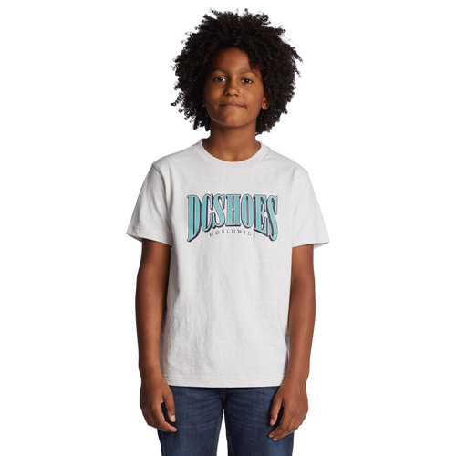 DC Shoes Tall Stack S/S T-Shirt Boys Snow Heather