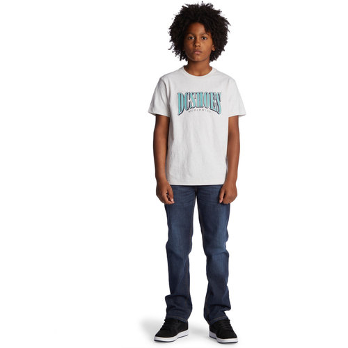 DC Shoes Tall Stack S/S T-Shirt Boys Snow Heather