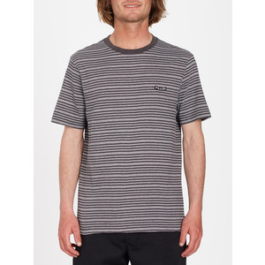Volcom Static Stripe S/S T-Shirt Black