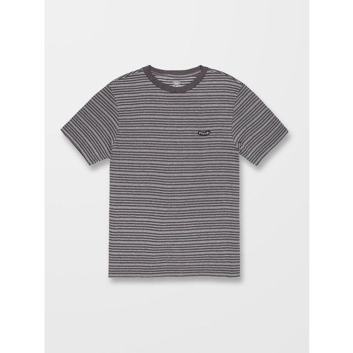 Volcom Static Stripe S/S T-Shirt Black