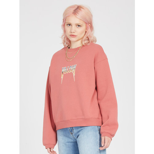 Volcom Lookeeing For Sweatshirt Rosewood