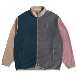 HUF New Day Color Block Tech Fleece Clay