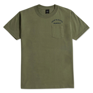 HUF Chop Shop S/S Pocket T-Shirt Olive