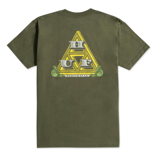 HUF Paid In Full S/S T-Shirt Olive