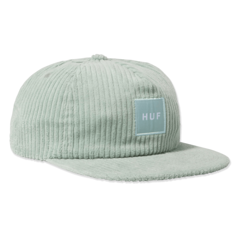 HUF Box Logo Cord 5 Panel Hat Mint