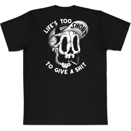 The Dudes Too Short Smokes S/S T-Shirt Black The Dudes Too Short Smokes S/S T-Shirt Black
