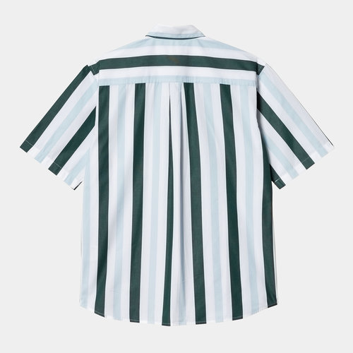 Carhartt WIP Elcano Stripe S/S Shirt Icarus/Botani