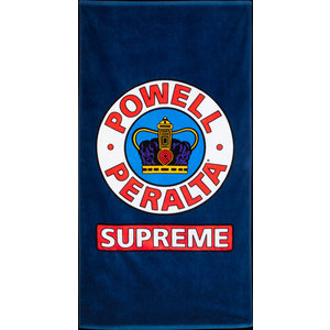 Powell Peralta Supreme Beach Towel Navy