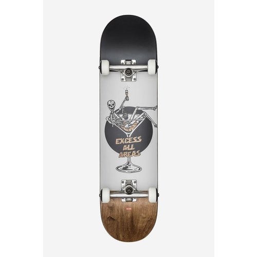 Globe G1 Excess 8.0 Complete Skateboard White/Brown Globe G1 Excess 8.0 Complete Skateboard White/Brown