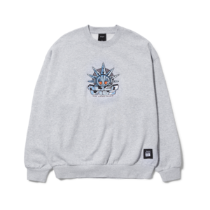 HUF X Alien Labs 420 Stast Crewneck Grey