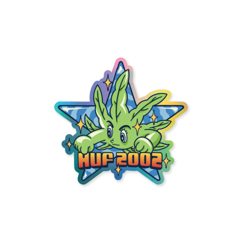 HUF X Alien Labs Bud Boy Sticker HUF X Alien Labs Bud Boy Sticker