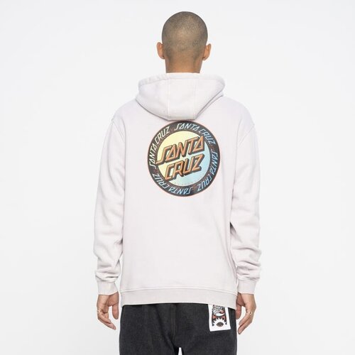Santa Cruz Loud Ringed Dot Hood Grey Acid Wash Santa Cruz Loud Ringed Dot Hood Grey Acid Wash