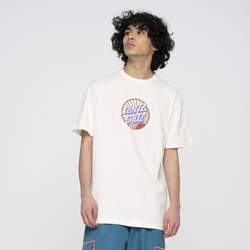 Santa Cruz Retreat Dot Front T-Shirt Unbleached Cotton Santa Cruz Retreat Dot Front T-Shirt Unbleached Cotton