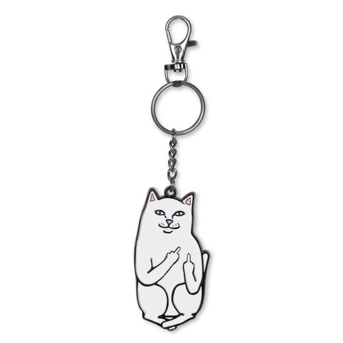 Rip N Dip Lord Nermal Key Chain White Rip N Dip Lord Nermal Key Chain White