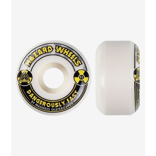 Hazard Melt Down Conical Wheels White/Yellow 52mm 101A