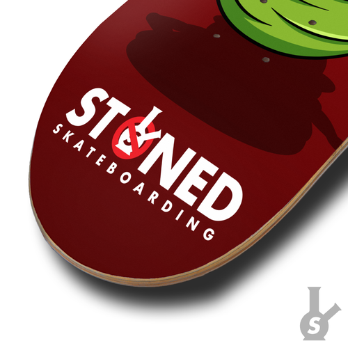 Stoned Skateboarding Ghostbong Deck 8.25"