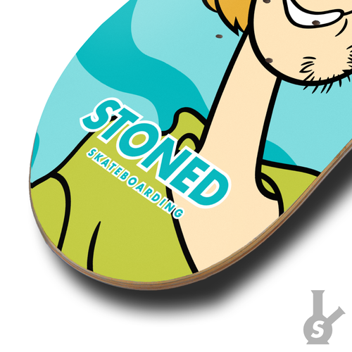 Stoned Skateboarding Doobie Snacks Deck 8.25"
