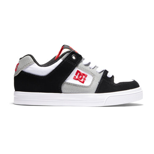 DC Shoes Pure Kids Shoes White/Black/Red