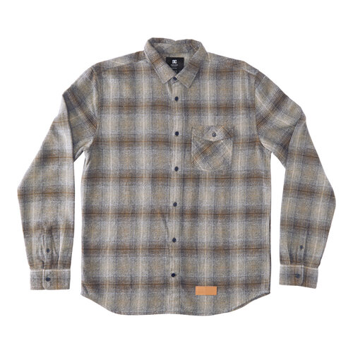 DC Shoes Marchal Flannel Capers/Plaza Toupe Plaid