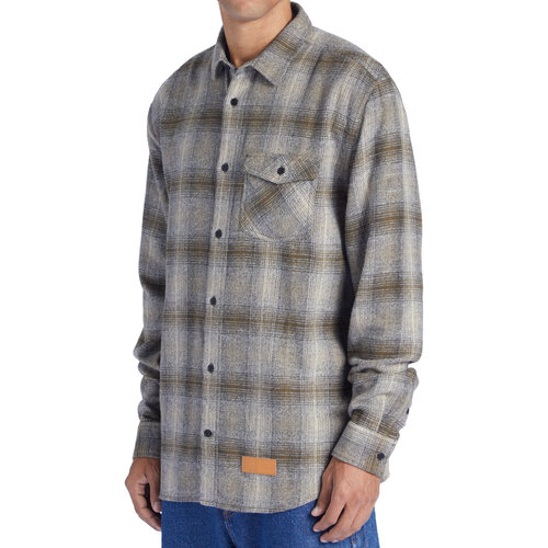 DC Shoes Marchal Flannel Capers/Plaza Toupe Plaid