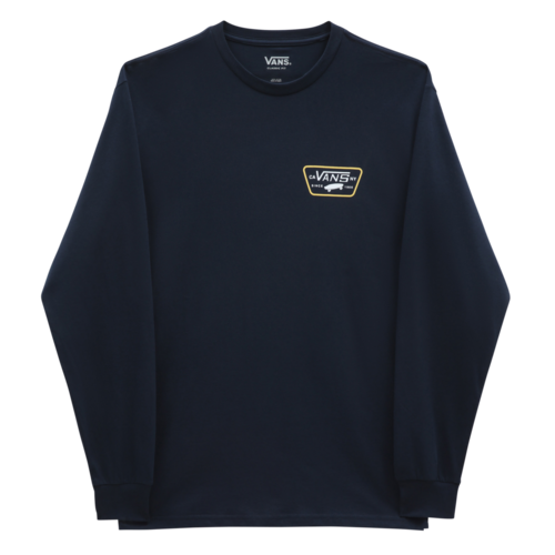 Vans Full Patch Back L/S T-Shirt Navy/Samoan Sun