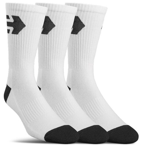Etnies Direct 2 Socks 3 Pack White Etnies Direct 2 Socks 3 Pack White
