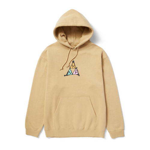 HUF No-Fi Triple Triangle Hoodie Oatmeal