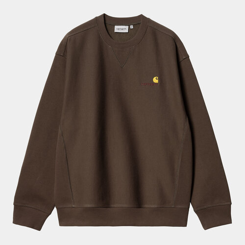 Carhartt WIP American Script Sweatshirt Buckeye