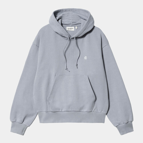 Carhartt WIP Womens Hooded Casey Sweatshirt Mirror/Silver Carhartt WIP Womens Hooded Casey Sweatshirt Mirror/Silver