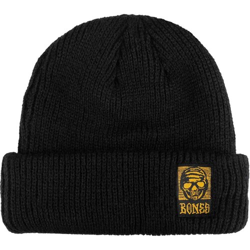 Bones Black & Gold Beanie Black Bones Black & Gold Beanie Black