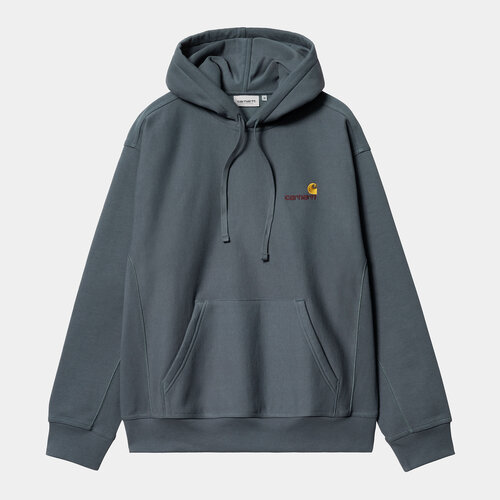 Carhartt WIP Hooded American Script Sweat Ore Carhartt WIP Hooded American Script Sweat Ore