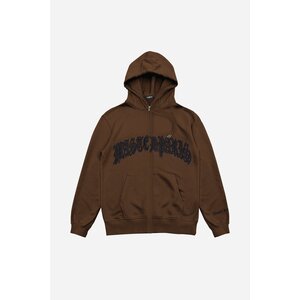 Wasted Paris Hoodie Zip Kingdom Ice Brown