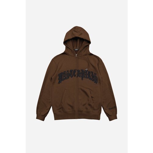 Wasted Paris Hoodie Zip Kingdom Ice Brown