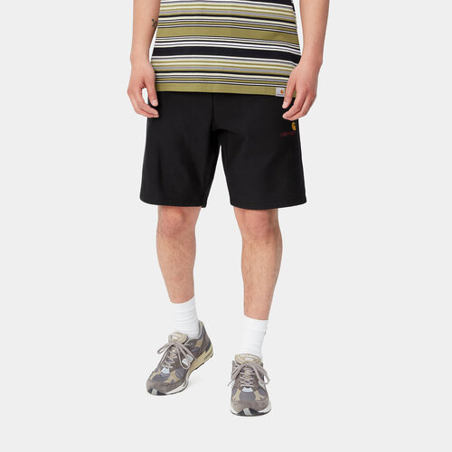 Carhartt WIP American Script Sweat Short Black Carhartt WIP American Script Sweat Short Black