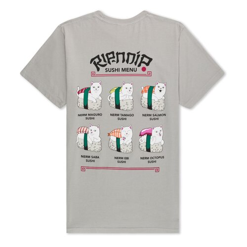 Rip N Dip Sushi Nerm S/S T-Shirt Grey Rip N Dip Sushi Nerm S/S T-Shirt Grey