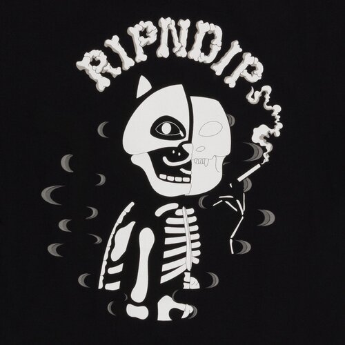 Rip N Dip Skelly Nerm Smokes S/S T-Shirt Black